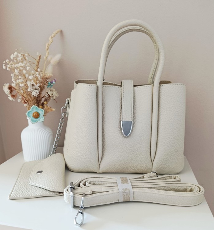 elegancka torebka ze skóry ekologicznej