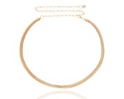 pasek do sukienki żmijka, złoty